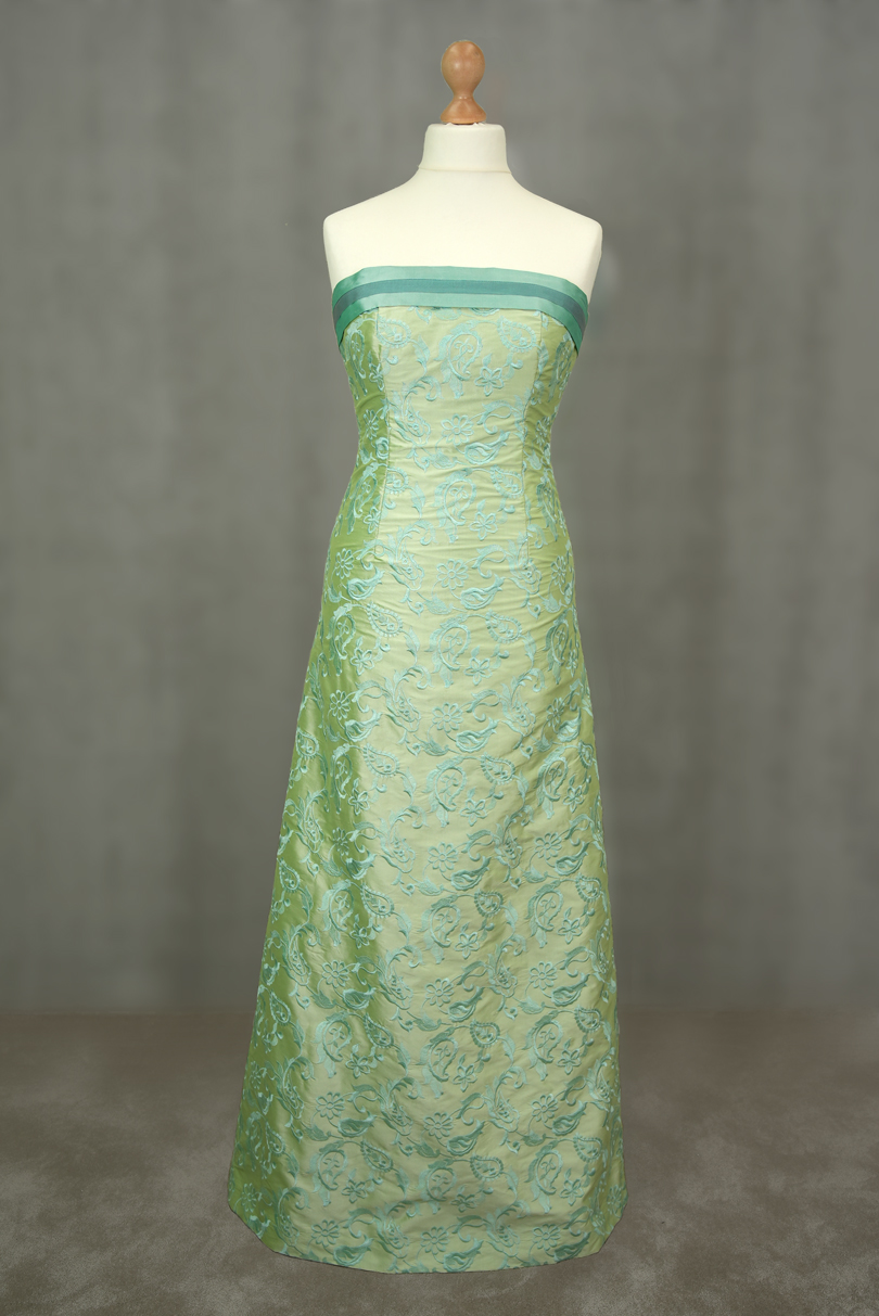 grünes Abendkleid Sigrid Nufer
